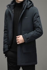 新款中长款中青年男士商务休闲羽绒服男羽绒大衣SNNYR862021-P345，男装羽绒服，电商B212（原钱塘6029）