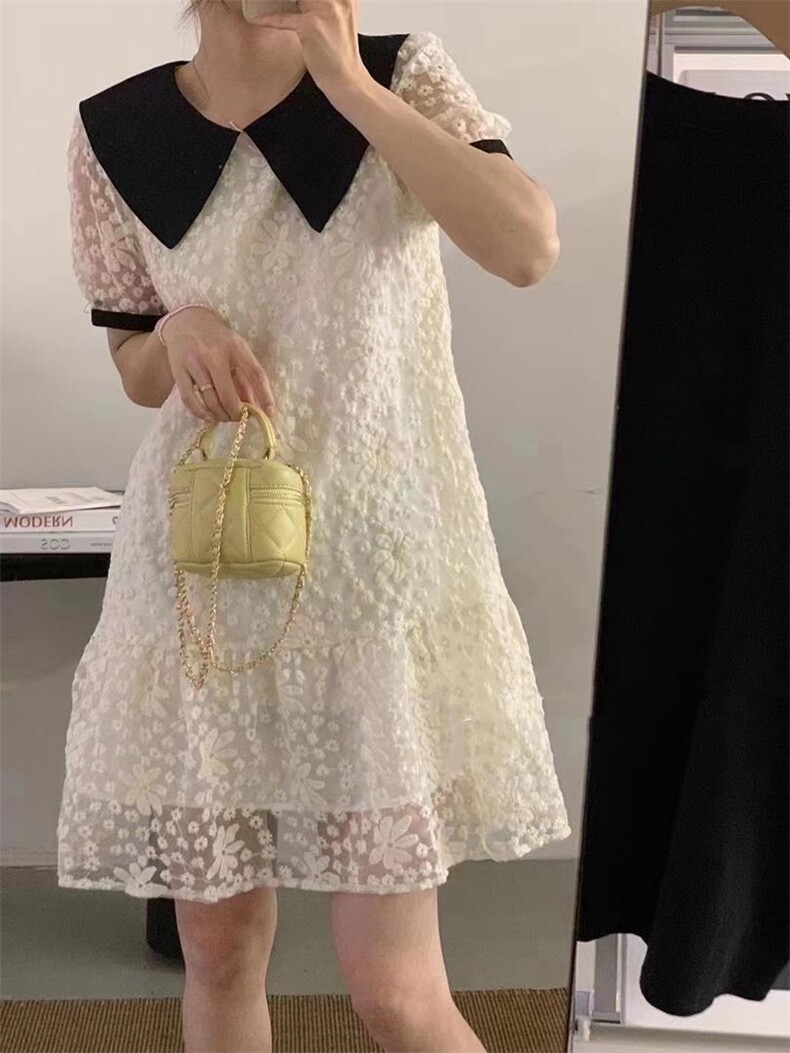 新款蕾丝连衣裙，女装连衣裙，泰靡(1F)