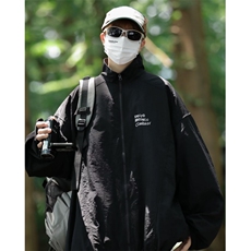 春秋季日系工装风立领夹克男女情侣潮牌刺绣宽松休闲外套M012，男装夹克，星座1116A-1（原606A）
