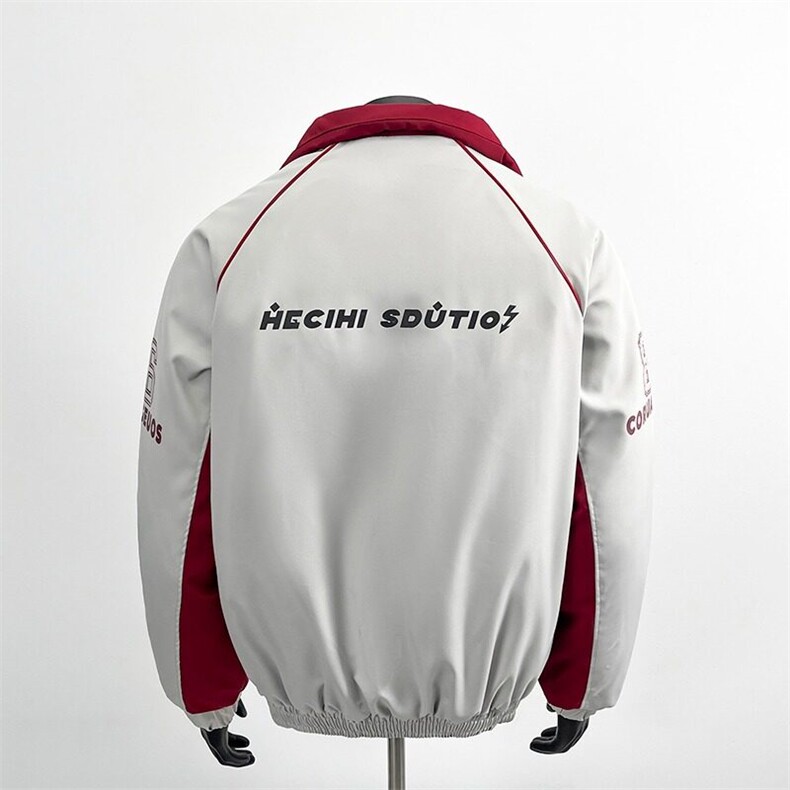 美式复古撞色机车棉服男潮牌痞帅短款立领面包服cleanfit加厚外套,男装棉衣,星座412-3