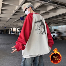 抖音得物高品质重磅二开全棉阔版支持退换360克插肩圆领卫衣0128，男装卫衣，电商A486