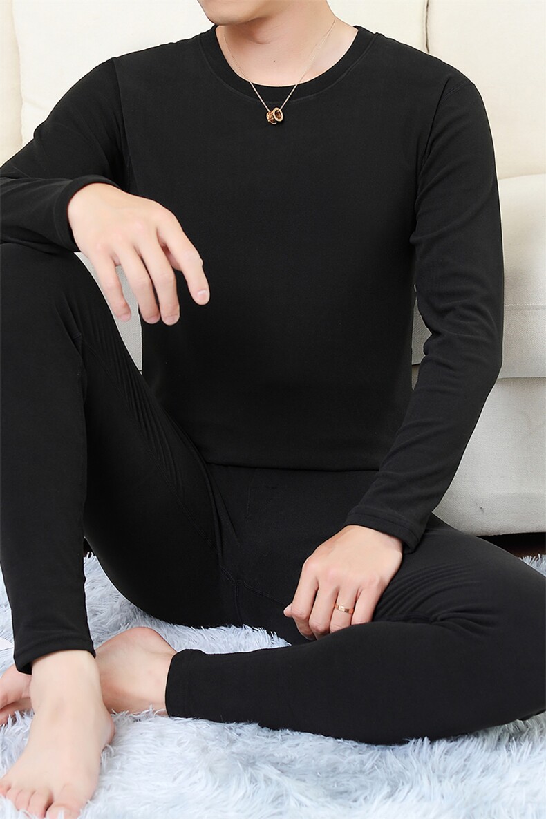 保暖内衣男士秋衣秋裤青年德绒打底衫套装TZ8051-P42,男装T恤,星座310B-3