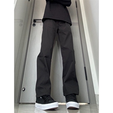cold同款三角标裤子男春秋直筒休闲长裤KZX01N特批40，男装休闲裤，星座1007（原301D）