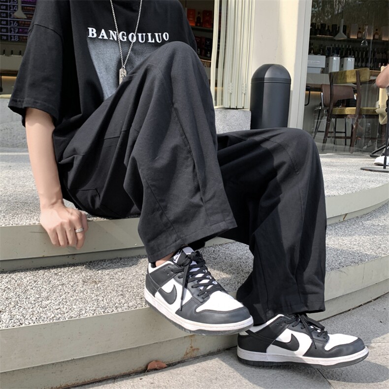 夏季ins复古街头嘻哈慵懒松垮灯笼裤痞帅九分休闲裤男女2977-p35,男装休闲裤,星座1008-1