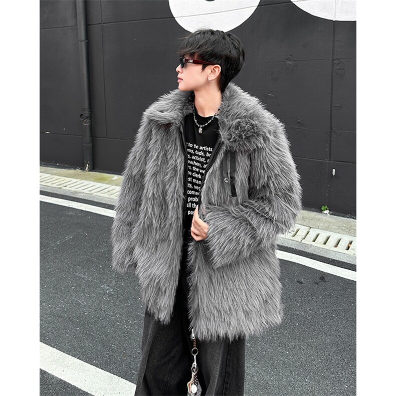 毛毛衣外套男女韩版潮流宽松百搭保暖2024冬季ins棉服W6260-P116,男装夹克,星座412-2