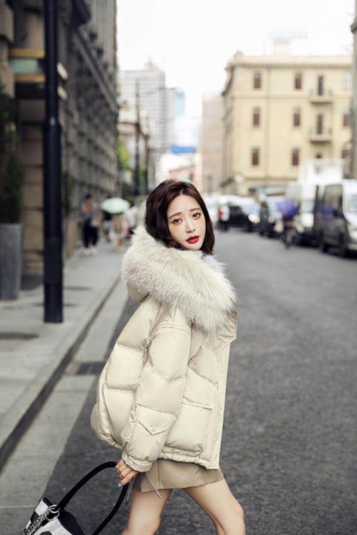 90绒羽绒服，女装羽绒服，卡西姆