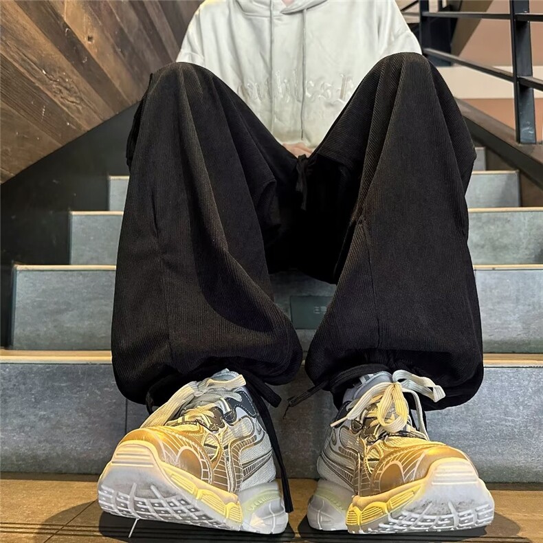 灯芯绒男新款青少年时尚休闲裤B7144P43,男装休闲裤,星座1116-2