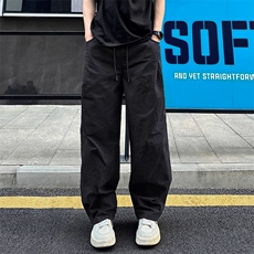 网图慎用秋季宽松美式工装裤新款百搭弯刀休闲裤310A-6131-P35，男装工装外套，四季星座310A