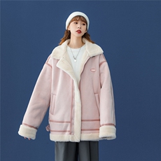 1羊羔毛休闲宽松大码M-5XL情侣潮棉服外套男YG7538P145控188，男装棉衣，星座226-2