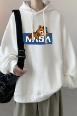 连帽卫衣男大码运动服帽衫外套WY2247-P35加绒款-P40，男装卫衣，电商A040