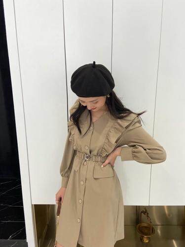 现货，秋装连衣裙，女装连衣裙，精典蓝月