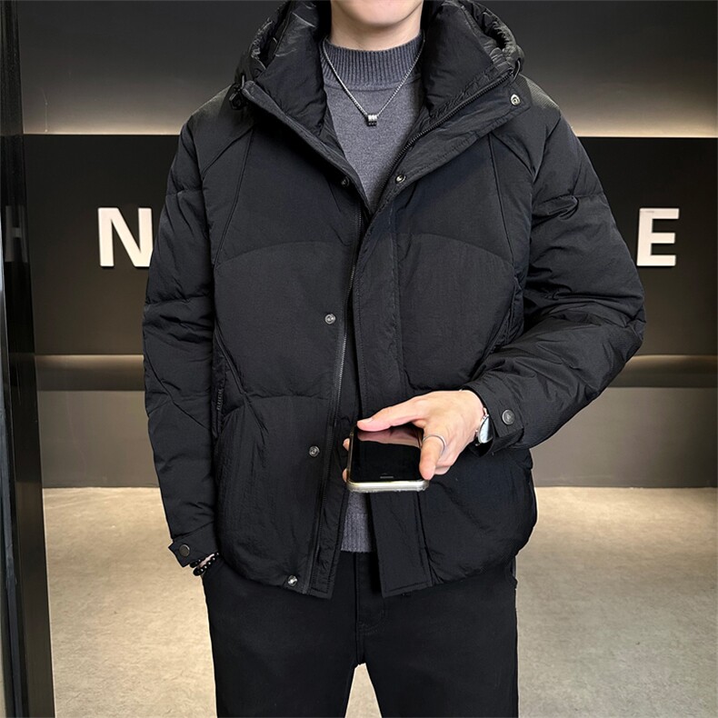 冬季男士连帽加厚羽绒服  【标50 绒】图片