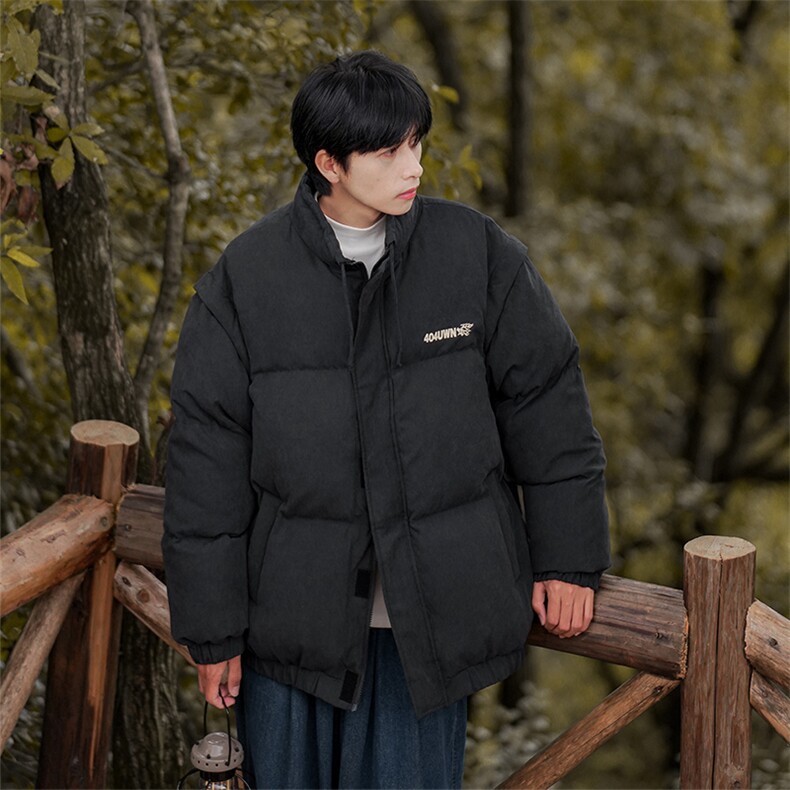 可拆卸棉服DT2215-TP140控价188冬季Cityboy两穿棉衣印花外套男,男装棉衣,电商A102-1