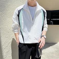 夏季运动外套男超轻薄加肥加大码情侣防晒衣服A236-5016-P65，男装防晒衣，电商A236