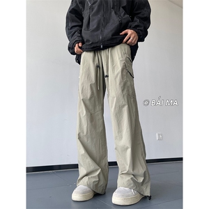12秋季新款多口袋工装裤百搭显瘦降落伞兵裤子XZ211-1-K2348-P60图片