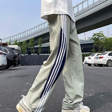 新款多巴胺速干休闲裤男士潮流宽松直筒运动裤，男装休闲裤，星座410-7