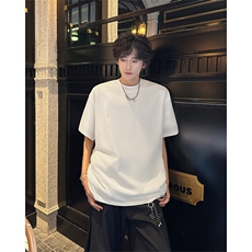 8XL-M高品质！！特大码冰丝速干T恤男透气短袖上衣纯色DX314P25，男装T恤，电商D206-1