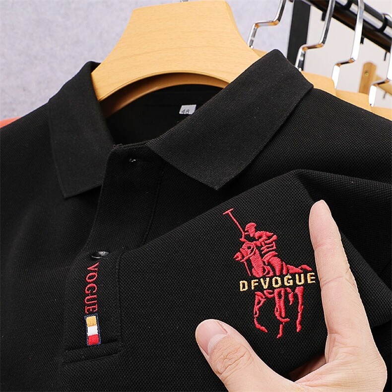 短袖t恤刺绣polo衫休闲上衣潮高端上衣翻领PL2014P32,男装T恤,星座1013-5