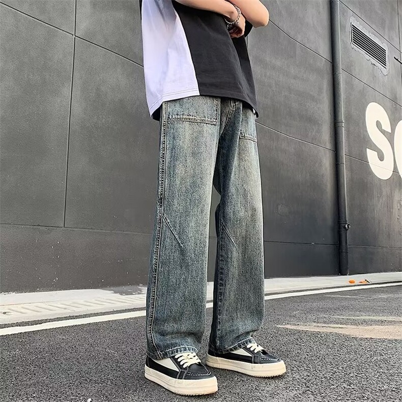2024美式牛仔裤男款春季长裤潮F5103P45,男装牛仔裤,星座1116-2