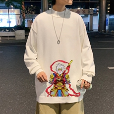 M18203-P45加绒款-P65半高领毛衣男士大码针织衫男毛线衣男，男装针织衫/毛衣，电商A040