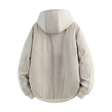 90%绒夹克式羽绒服男连帽休闲加厚白鸭绒外套YR006-P205，男装夹克，星座210-1