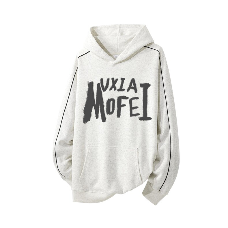 得物供货、复合重磅420克现货连帽卫衣宽松HD019-1-WYT25227-P45,男装卫衣,电商019-1