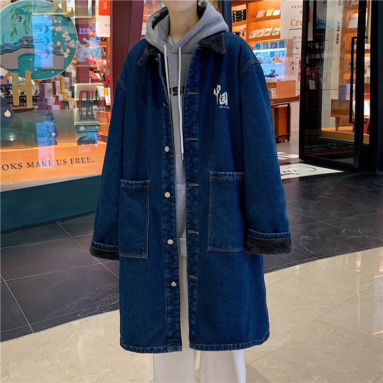 FY647J-P98-限价158羊羔绒外套长款棉服新款潮冬装流行cityboy,男装棉衣,星座116