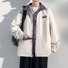 2024春季新款现货户外双面穿立领夹克男冲锋衣外套JK901-P75，男装夹克，星座1204-3