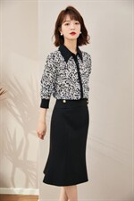 2021秋季新品撞色系衬衫，女装衬衫，秋子丰色(1F)