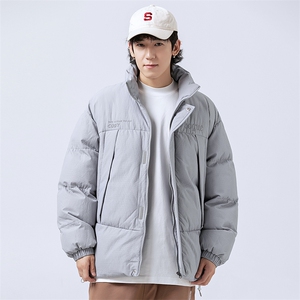 冬季新款港风立领棉衣潮流印花宽松港风情侣棉袄外套MY9301-P95图片