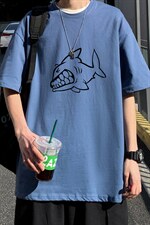 DX17041-P20纯棉短袖t恤男大码半袖打底衫宽松体恤衫港风,男装T恤,电商A040