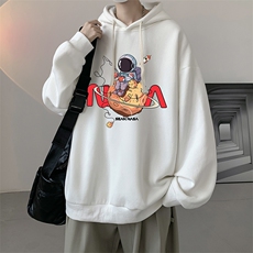 连帽卫衣男大码运动服帽衫外套WY2287-P35加绒款-P40，男装卫衣，电商A040