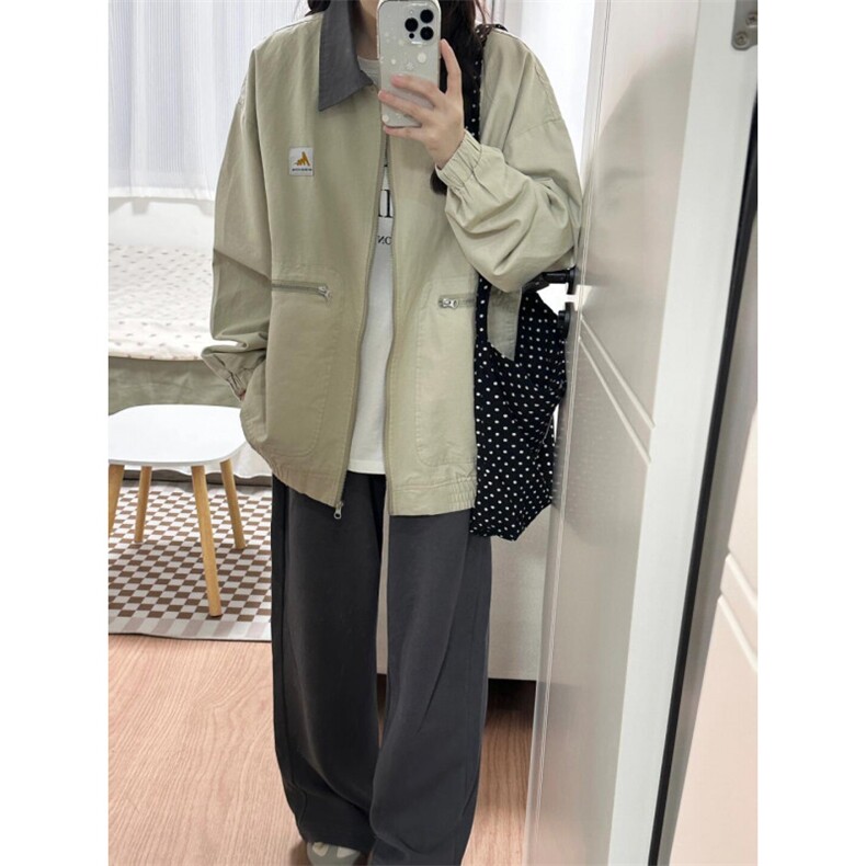 【有货】cleanfit卡其色短款外套男春秋高级感痞帅夹克8245LL-P78,男装夹克,星座1007（原301D）