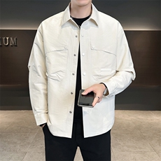 店主风新款夹克外套男春秋休闲百搭时尚翻领男士夹克N811-P75，男装夹克，星座310B-3