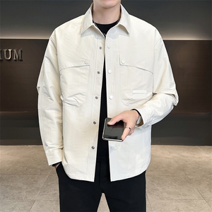 店主风新款夹克外套男春秋休闲百搭时尚翻领男士夹克N811-P75图片