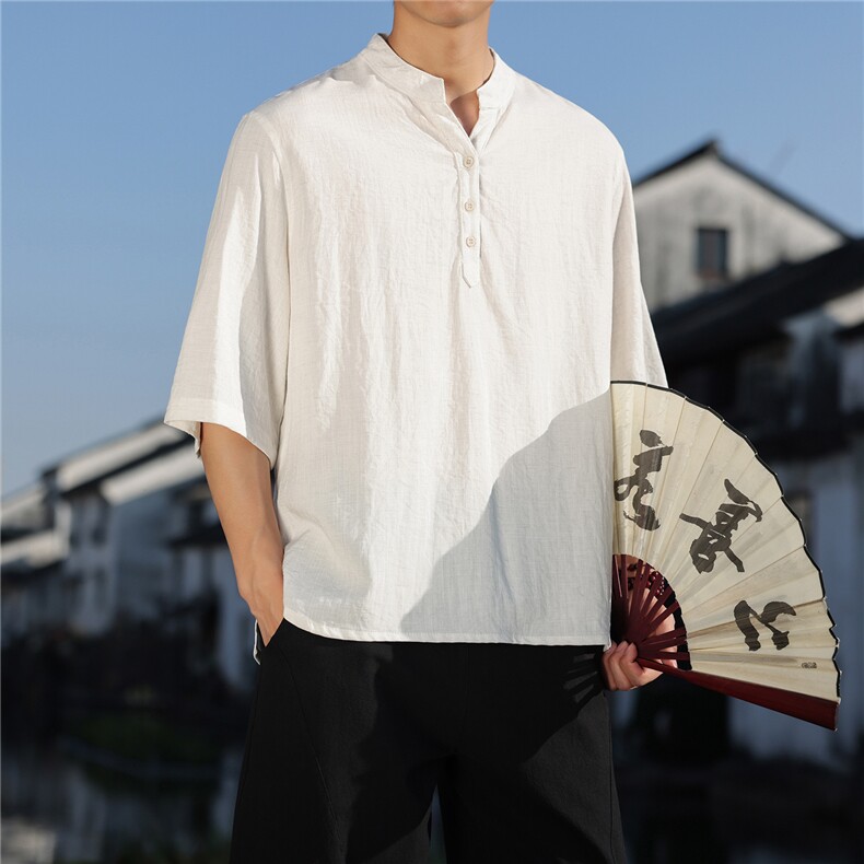 2026夏季新款风纯色T恤宽松大码CS2601,男装T恤,电商A008