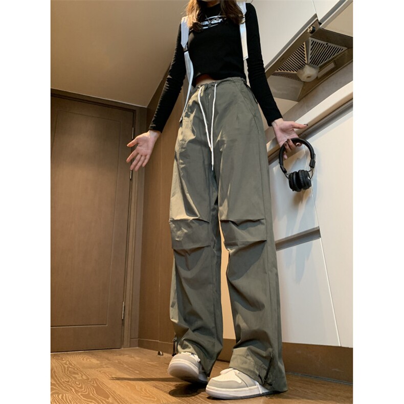 24潮牌欧美高街vibe工装抽绳伞兵裤BK2311-P60控88,男装工装外套,星座1002-1