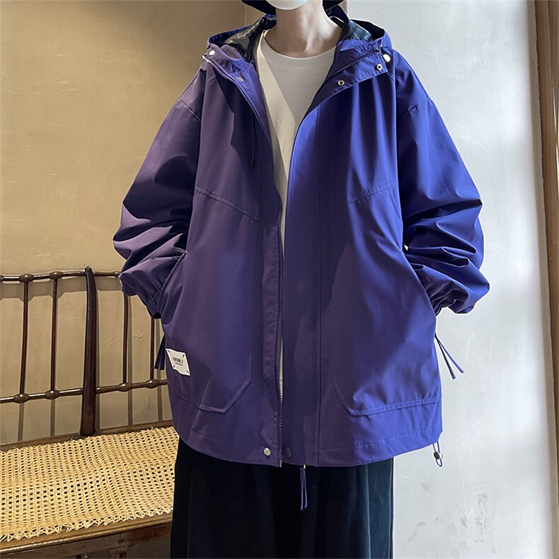 抖音直播品质登山防风多口袋工装冲锋衣外套XZ301ACFY8801P80,男装夹克,星座301A