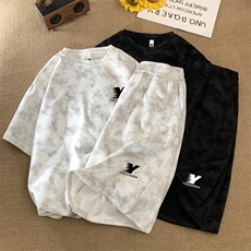 量大图低自动【有货】短袖套装C403A-TZT25368-P55，男装休闲套装，电商C403A
