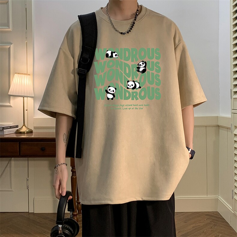 麂皮绒短袖t恤男大码半袖男酒店风JD82376-P25,男装T恤,电商A040