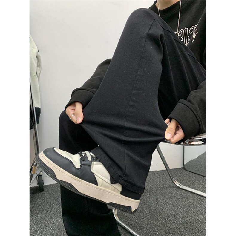 美式高街弹力直筒小脚牛仔裤男简约休闲裤N1218/P33,男装牛仔裤,电商D202-1