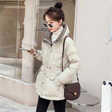 时尚保暖女士羽绒服外套修身显瘦短款设计冬季必备单品，女装羽绒服，秋水欣儿