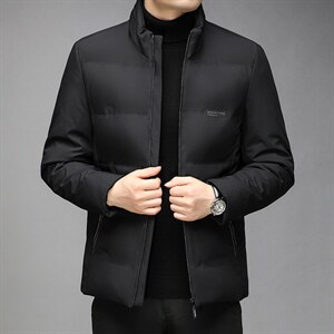 男士新款短款棉衣冬季棉服纯色休闲立领外套中年男装GR3581-P105，男装棉衣，电商B212（原钱塘6029）