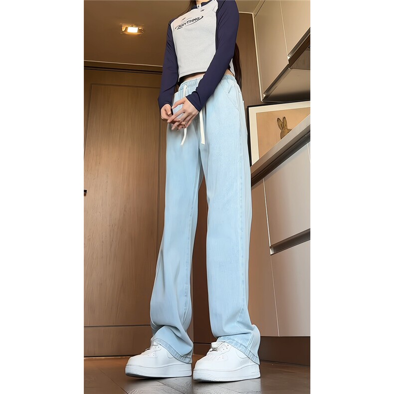 不断货，深度库存！牛仔裤男水洗长裤宽松阔腿裤子A080-9291-P35,男装牛仔裤,电商A080