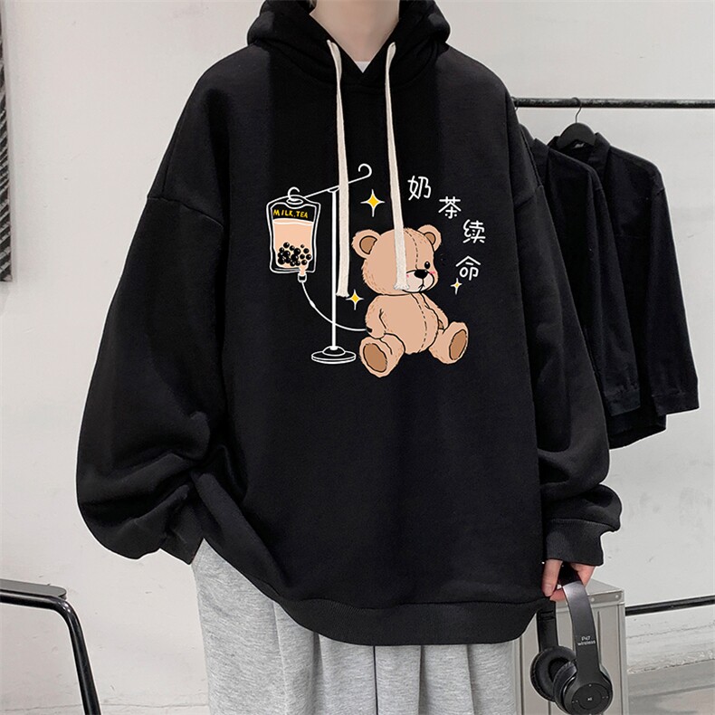 WY2194-P35加绒款-P40纯棉连帽卫衣男大码运动帽衫宽松薄外套男,男装卫衣,电商A040