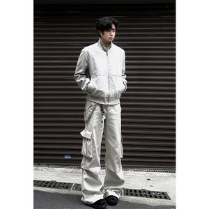 GOSNACE秋季短款夹克潮棒球服外套男女同款DY195-P80网图图片