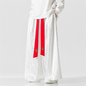 夏季 汉服男女风改良宋裤古风仙气裙裤阔腿裤薄款 K240/P75图片