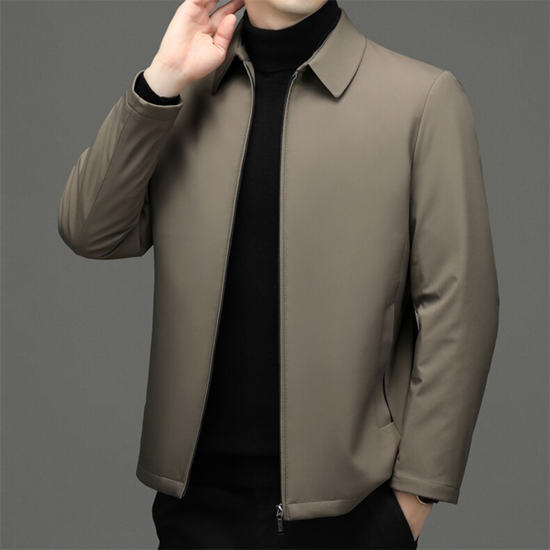 2023冬季休闲男士羽绒服上班领导保暖90%白鸭绒外套ZL2235-P175,男装羽绒服,星座1105-3