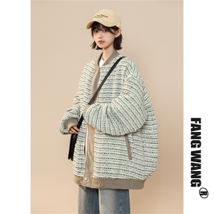 23s 中性春秋两面穿麂皮小香风外套 1005-WT41-P118图片
