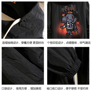 FS63221-P55 薄款防晒衣男透气防紫外线钓鱼外套冰丝防晒服图片